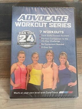 AdvoCare Can You 24 Workout Series Level 1 2-Disc DVD Set NEW SEALED